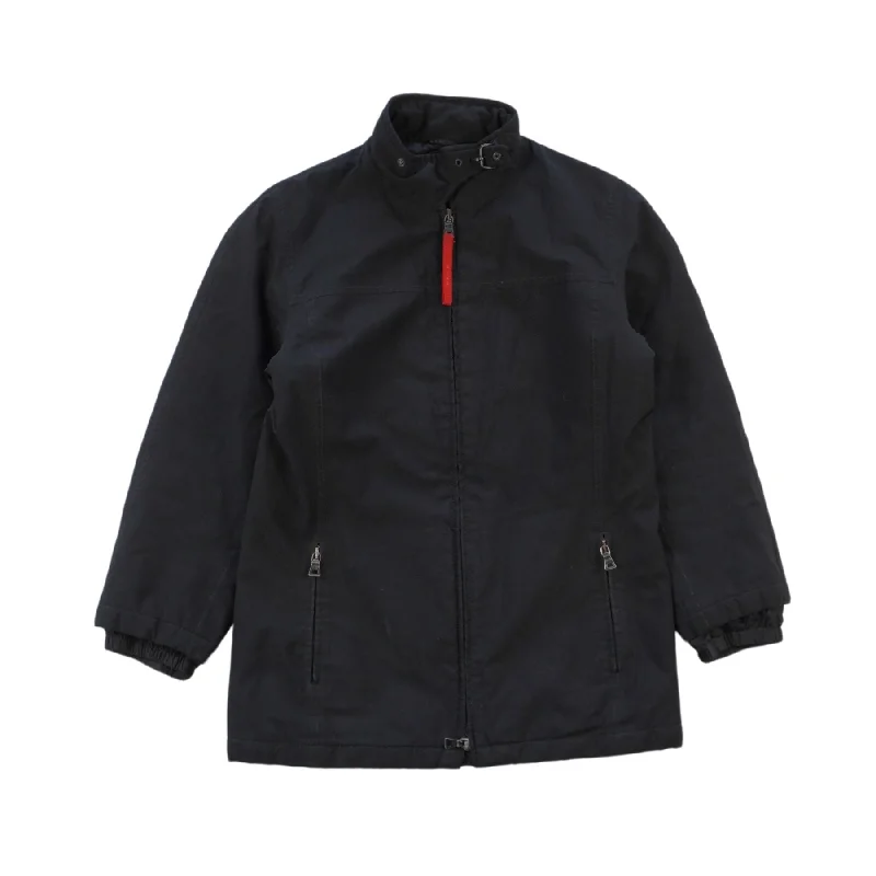 Prada Gore-Tex Jacket - Women's 40 Notch Collar Peter Pan Collar Cowl Neck