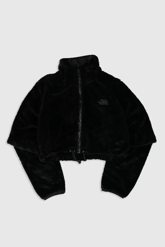 Rework North Face Crop Fleece Jacket - XL Corduroy Jacket Velvet Jacket Brocade Jacket Rework North Face Crop Fleece Jacket - XL Corduroy Jacket Velvet Jacket Brocade Jacket