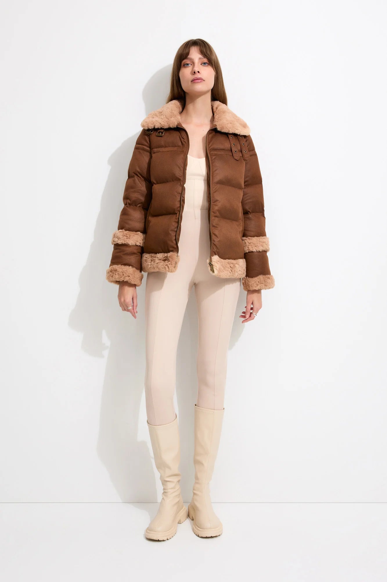 Ripple Puffer Jacket | Truffle Brown Collared Jacket Crew Neck Jacket Turtle Neck Jacket Ripple Puffer Jacket | Truffle Brown Collared Jacket Crew Neck Jacket Turtle Neck Jacket