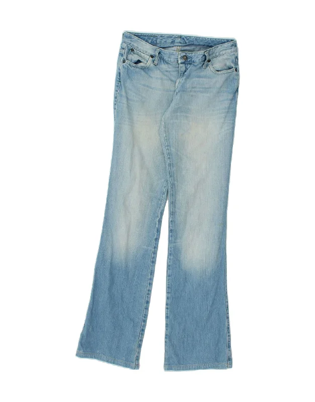 BENETTON Womens Bootcut Jeans IT 40 Small W30 L33 Blue Cotton Trendy Colored Denim Jeans BENETTON Womens Bootcut Jeans IT 40 Small W30 L33 Blue Cotton Trendy Colored Denim Jeans
