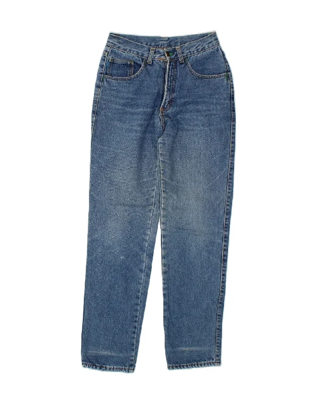 CARRERA Womens Straight Jeans W28 L31 Blue Fashionable Distressed Jeans