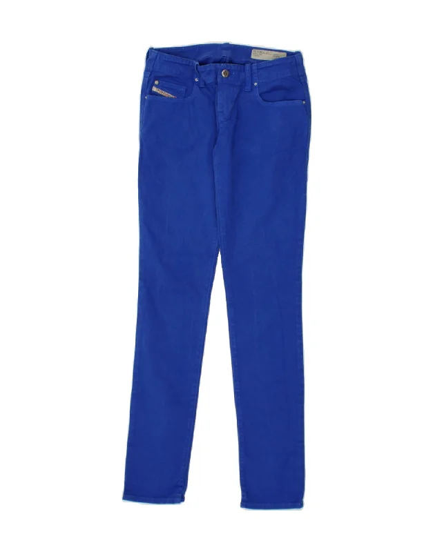 DIESEL Womens Grupee Super Slim Skinny Jeans W26 L32 Blue Cotton Stylish Slim Fit Denim DIESEL Womens Grupee Super Slim Skinny Jeans W26 L32 Blue Cotton Stylish Slim Fit Denim