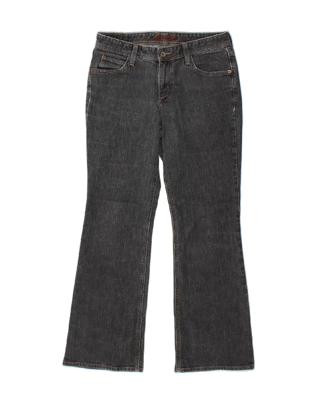 EDDIE BAUER Womens Bootcut Jeans US 4 Small W28 L29 Grey Cotton Trendy Pleated Waist Jeans EDDIE BAUER Womens Bootcut Jeans US 4 Small W28 L29 Grey Cotton Trendy Pleated Waist Jeans