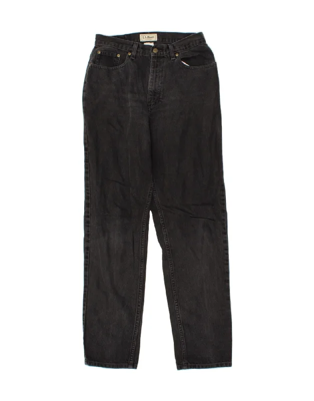L.L.BEAN Womens Tall High Waist Straight Jeans US 10 Medium W30 L32 Grey Trendy Cut-Off Denim Shorts L.L.BEAN Womens Tall High Waist Straight Jeans US 10 Medium W30 L32 Grey Trendy Cut-Off Denim Shorts