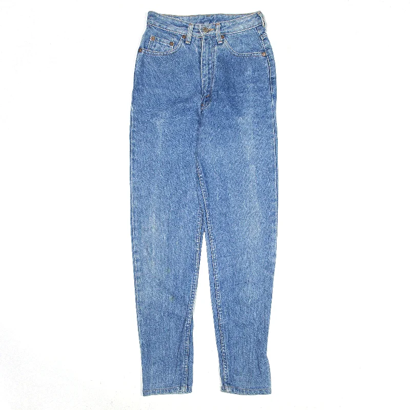 LEVI'S 626 0217 Jeans Blue 90s Denim Regular Mom Womens W23 L29 Fashionable Frayed Hem Denim LEVI'S 626 0217 Jeans Blue 90s Denim Regular Mom Womens W23 L29 Fashionable Frayed Hem Denim