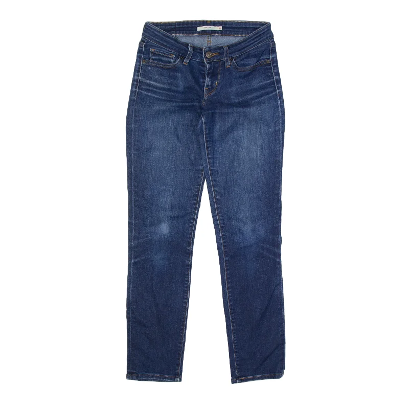 LEVI'S 712 Jeans Blue Denim Slim Skinny Stone Wash Womens W25 L30 Stylish High-Rise Mom Jeans LEVI'S 712 Jeans Blue Denim Slim Skinny Stone Wash Womens W25 L30 Stylish High-Rise Mom Jeans