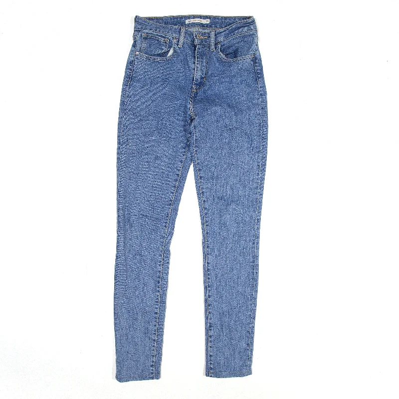 LEVI'S 721 High Rise Jeans Blue Denim Slim Skinny Womens W26 L29 Comfortable Zip-Up Skinny Jeans LEVI'S 721 High Rise Jeans Blue Denim Slim Skinny Womens W26 L29 Comfortable Zip-Up Skinny Jeans