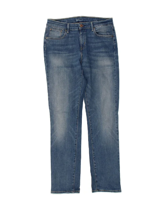 LEVI'S Womens Demi Curve Classic Rise Slim Jeans W32 L32 Blue Cotton Fashionable Bootcut Jeans LEVI'S Womens Demi Curve Classic Rise Slim Jeans W32 L32 Blue Cotton Fashionable Bootcut Jeans