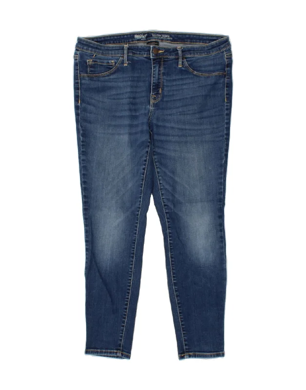 MOSSIMO Womens Mid Rise Jegging Jeans US 14 Large W32 L26 Blue Cotton Elegant Dark-Wash Bootcut Jeans MOSSIMO Womens Mid Rise Jegging Jeans US 14 Large W32 L26 Blue Cotton Elegant Dark-Wash Bootcut Jeans