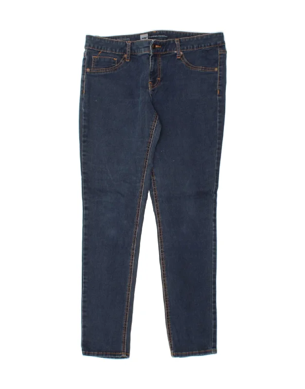 MOSSIMO Womens Premium Legging Skinny Jeans US 14 Large W34 L30 Navy Blue Stylish Stone-Wash Denim Jeans MOSSIMO Womens Premium Legging Skinny Jeans US 14 Large W34 L30 Navy Blue Stylish Stone-Wash Denim Jeans