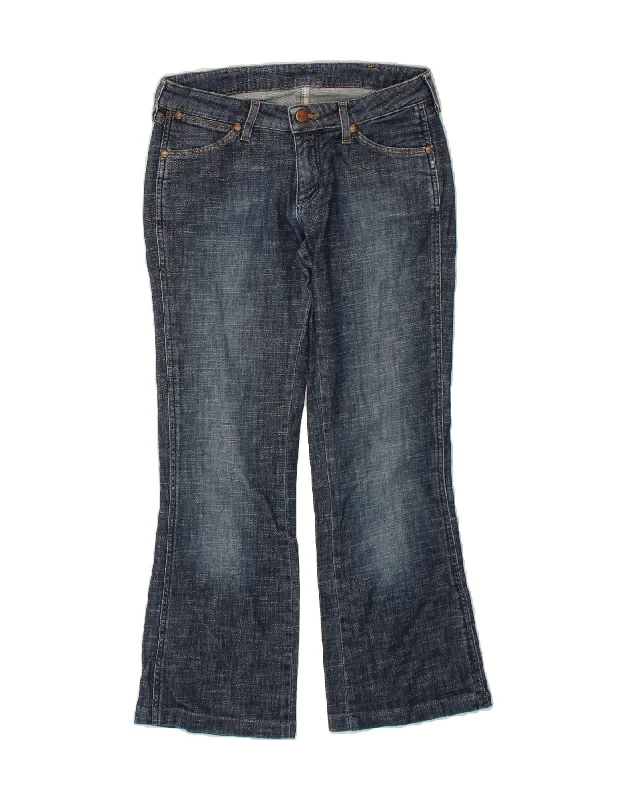 WRANGLER Womens Eve Bootcut Jeans W30 L27 Navy Blue Cotton Stylish Cargo Style Jeans WRANGLER Womens Eve Bootcut Jeans W30 L27 Navy Blue Cotton Stylish Cargo Style Jeans