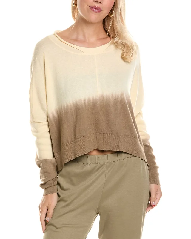 PLANET Ombre Sweater Cashmere Blend Cotton Blend Poly Blend