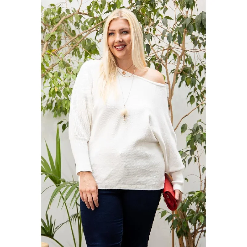 Round Neck Long Sleeve Solid Sweater Fleece Sweater Nylon Polyester